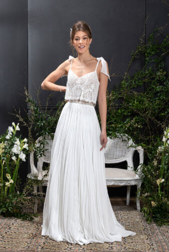 EGLANTINE CREATIONS 2021 Brautkleid EGC21 VAGUE 1023 Brautmode in Berlin Avorio Vestito BrideStore and more