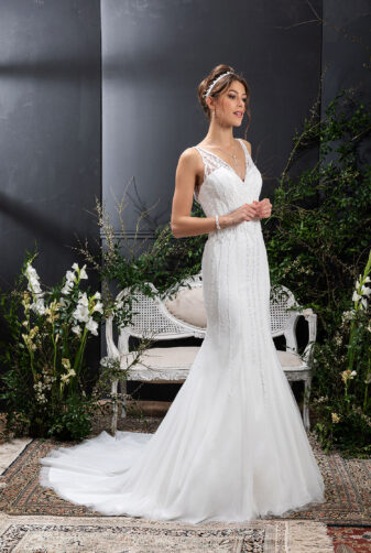EGLANTINE CREATIONS 2021 Brautkleid EGC21 VARIATION 1346 Brautmode in Berlin Avorio Vestito BrideStore and more