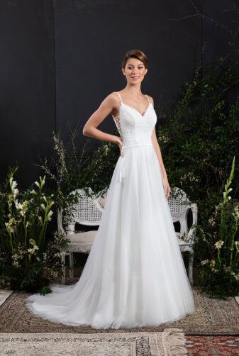 EGLANTINE CREATIONS 2021 Brautkleid EGC21 VEGA 0117 Brautmode in Berlin Avorio Vestito BrideStore and more