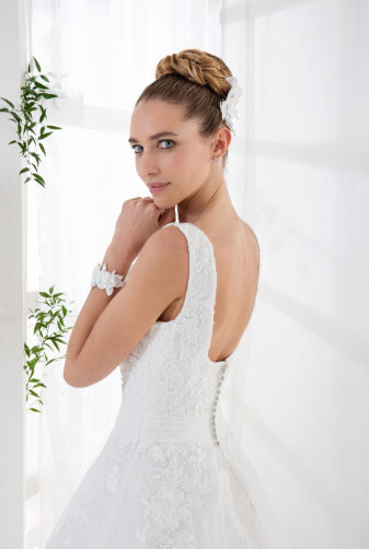 EGLANTINE CREATIONS 2021 Brautkleid EGC21 VEGETAL 4038 Brautmode in Berlin Avorio Vestito BrideStore and more