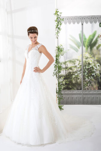 EGLANTINE CREATIONS 2021 Brautkleid EGC21 VERONICA 3537 Brautmode in Berlin Avorio Vestito BrideStore and more