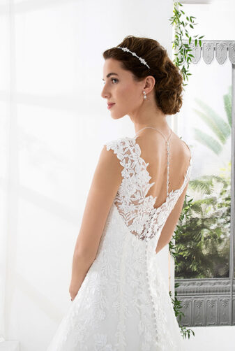 EGLANTINE CREATIONS 2021 Brautkleid EGC21 VERONICA 3572 Brautmode in Berlin Avorio Vestito BrideStore and more