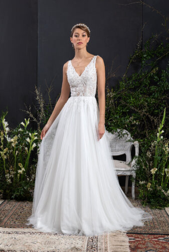 EGLANTINE CREATIONS 2021 Brautkleid EGC21 VERTUEUSE 0463 Brautmode in Berlin Avorio Vestito BrideStore and more