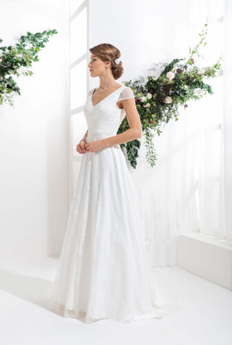 EGLANTINE CREATIONS 2021 Brautkleid EGC21 VICHY 0246 Brautmode in Berlin Avorio Vestito BrideStore and more
