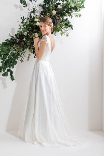 EGLANTINE CREATIONS 2021 Brautkleid EGC21 VICHY 0279 Brautmode in Berlin Avorio Vestito BrideStore and more