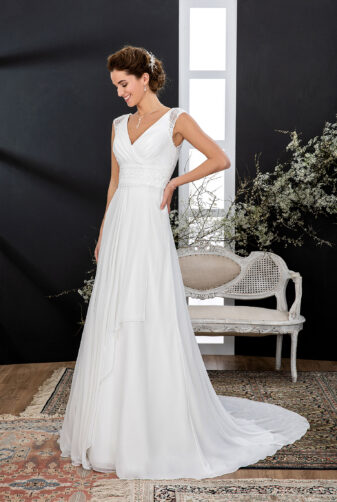 EGLANTINE CREATIONS 2021 Brautkleid EGC21 VISUEL 3090 Brautmode in Berlin Avorio Vestito BrideStore and more