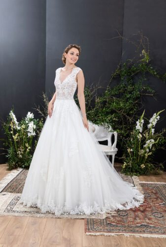 EGLANTINE CREATIONS 2021 Brautkleid EGC21 VOLUPTUEUSE 2529 Brautmode in Berlin Avorio Vestito BrideStore and more