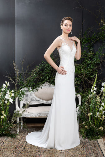EGLANTINE CREATIONS 2021 Brautkleid EGC21 VOYANCE 0910 Brautmode in Berlin Avorio Vestito BrideStore and more