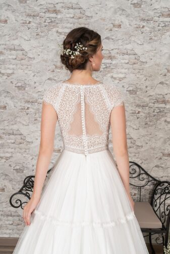 Fuchs Moden 2021 Brautkleid D 03361 (4) Brautmode in Berlin Avorio Vestito BrideStore and more