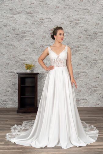 Fuchs Moden 2021 Brautkleid D 03382 (1) Brautmode in Berlin Avorio Vestito BrideStore and more