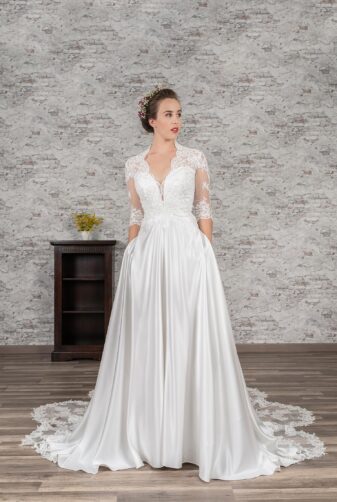 Fuchs Moden 2021 Brautkleid D 03388 (1) Brautmode in Berlin Avorio Vestito BrideStore and more