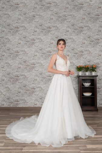 Fuchs Moden 2021 Brautkleid D 03395 (1) Brautmode in Berlin Avorio Vestito BrideStore and more