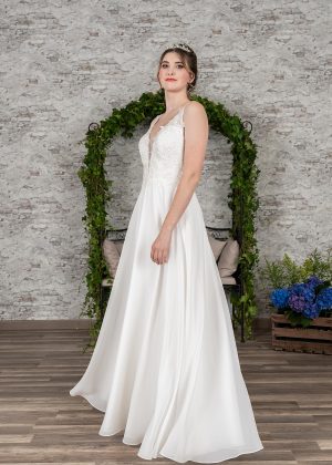 Fuchs Moden 2021 Brautkleid D 03398 (1) Brautmode in Berlin Avorio Vestito BrideStore and more