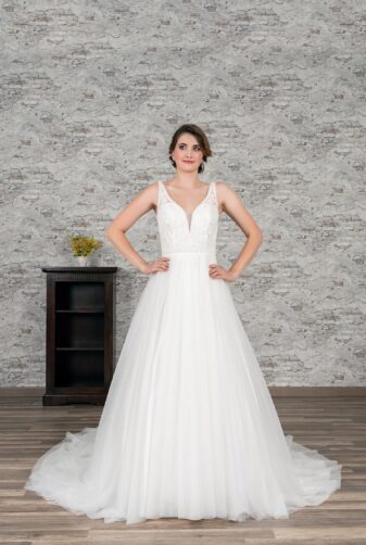 Fuchs Moden 2021 Brautkleid D 03415 (1) Brautmode in Berlin Avorio Vestito BrideStore and more