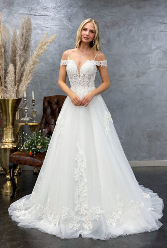 Miss Germany 2021 Brautkleid MGB60 1 Avorio Vestito BrideStore and more Brautmode in Berlin