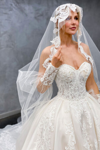 Miss Germany 2021 Brautkleid MGB71 7 Avorio Vestito BrideStore and more Brautmode in Berlin